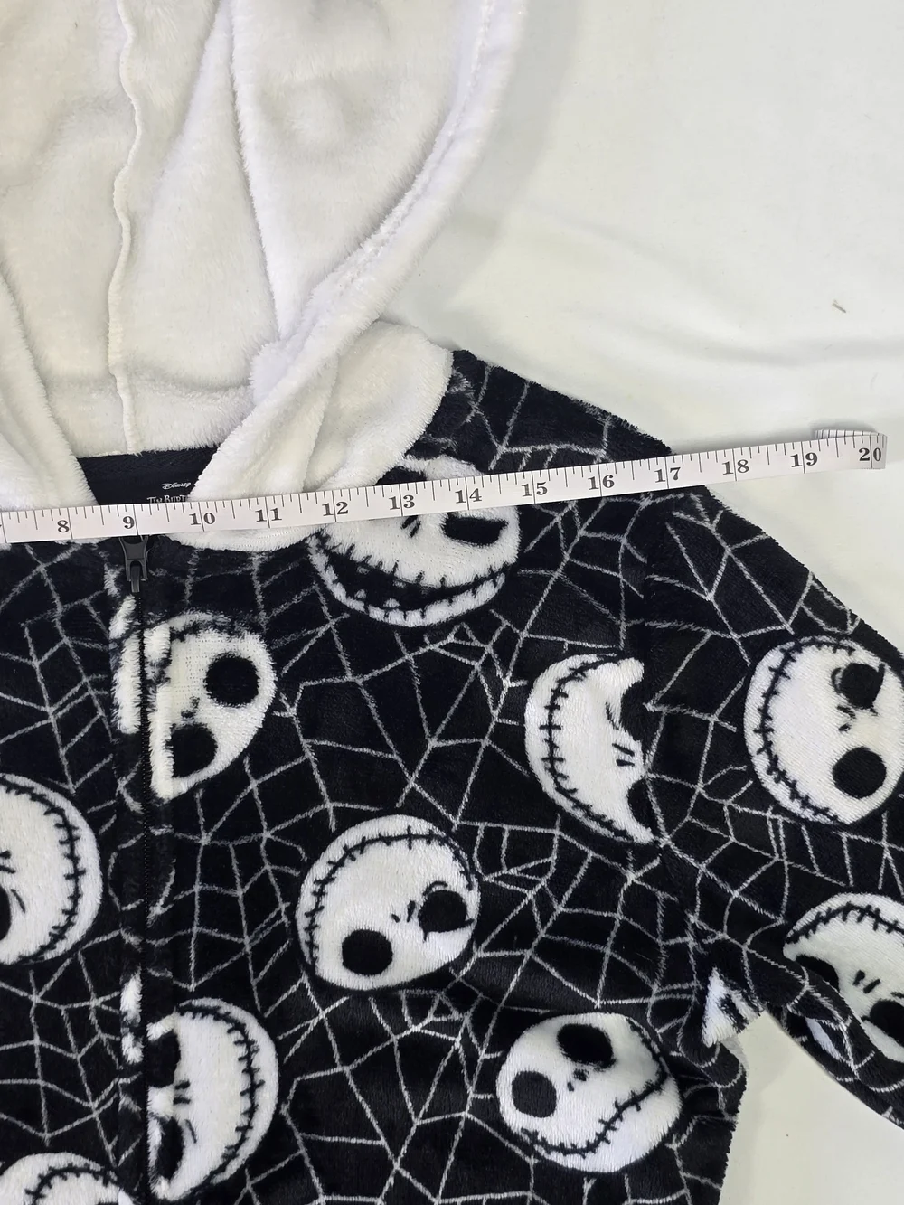 Disney The Nightmare Before Christmas Jack Skellington Hooded Onesie Medium